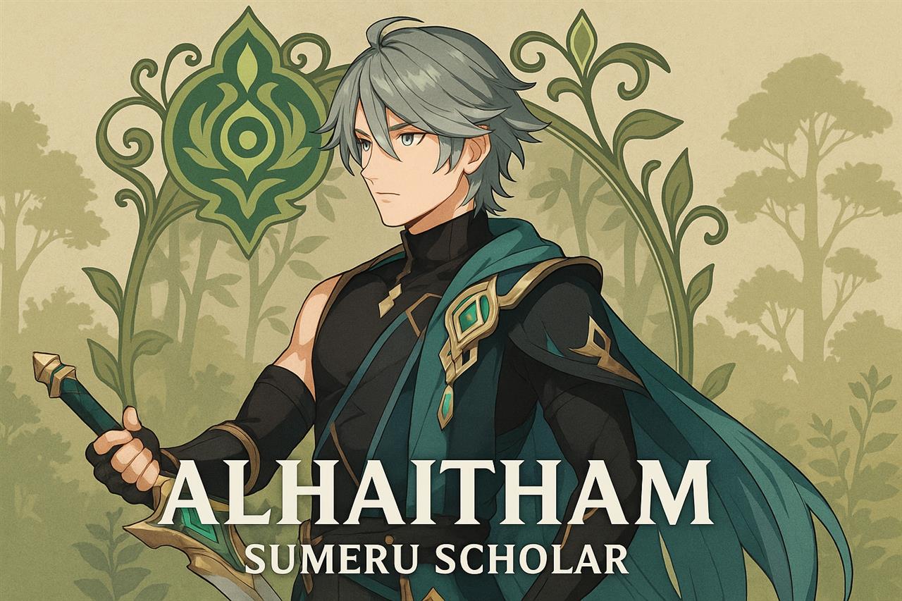 Alhaitham - genshin impact's sumeru scholar